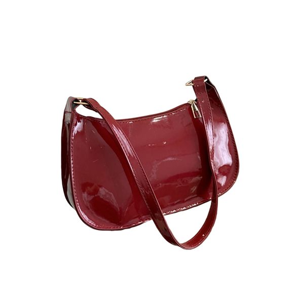 Glossy Retro Underarm Purses Zier Hobo Bags Clutch Shoulder Strap :> - Picture 1 of 6